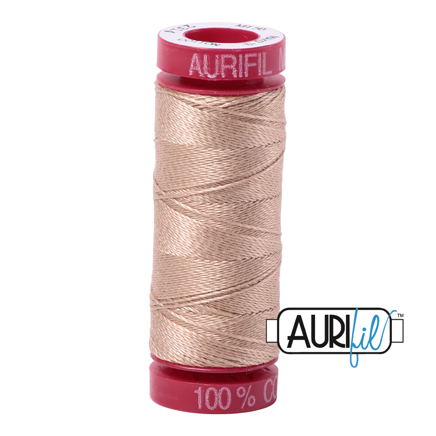 Aurifil 12wt - Beige | Small Spool