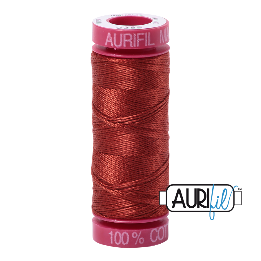 Aurifil 12wt - Terracotta | Small Spool