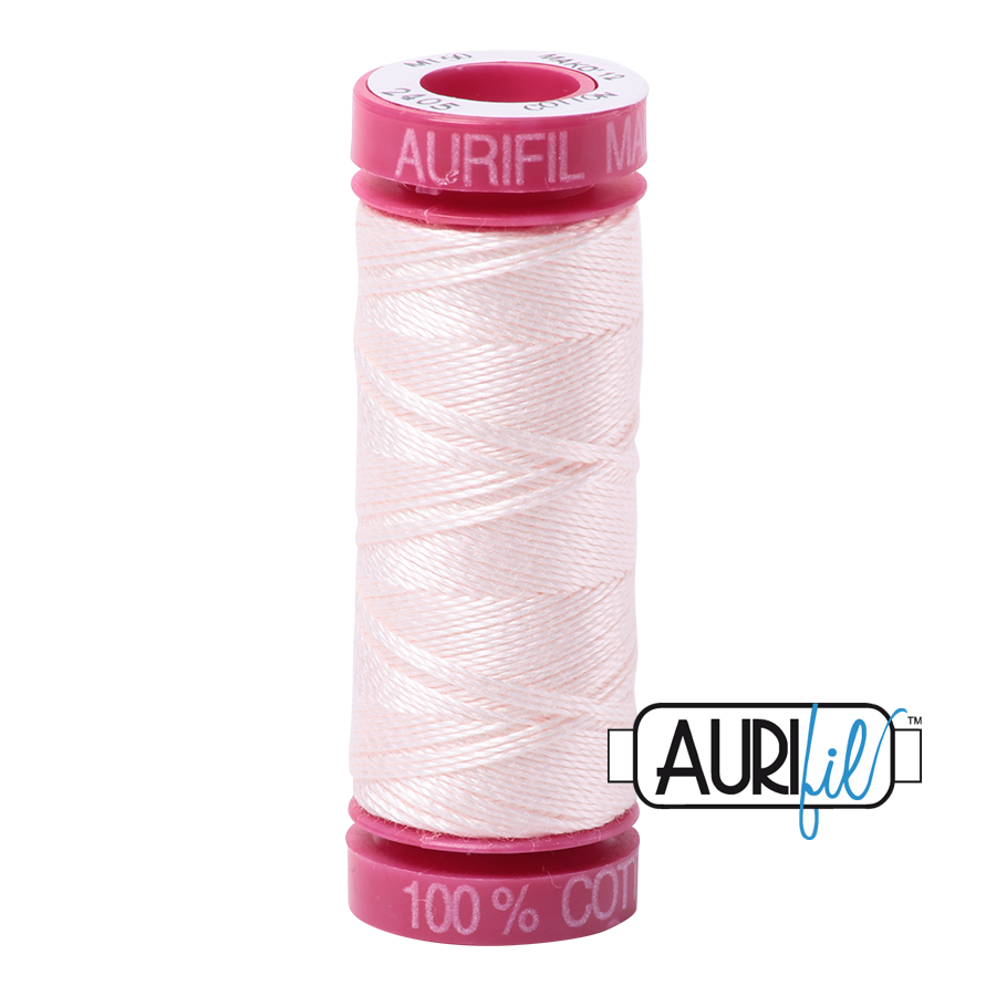 Aurifil 12wt - Oyster | Small Spool