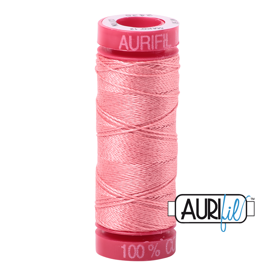 Aurifil 12wt - Peachy Pink | Small Spool