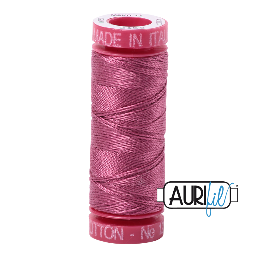 Aurifil 12wt - Rose | Small Spool