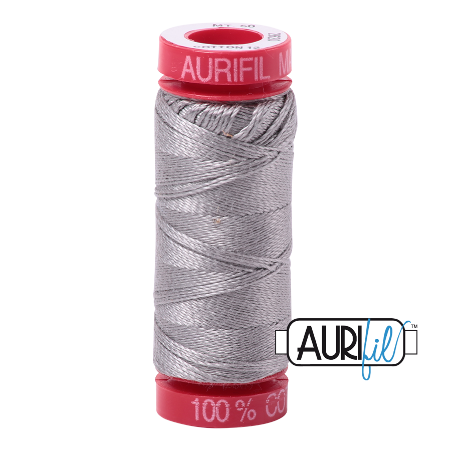 Aurifil 12wt - Stainless Steel | Small Spool