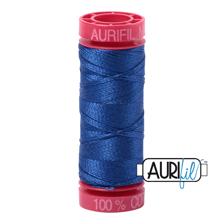 Aurifil 12wt - Medium Blue | Small Spool