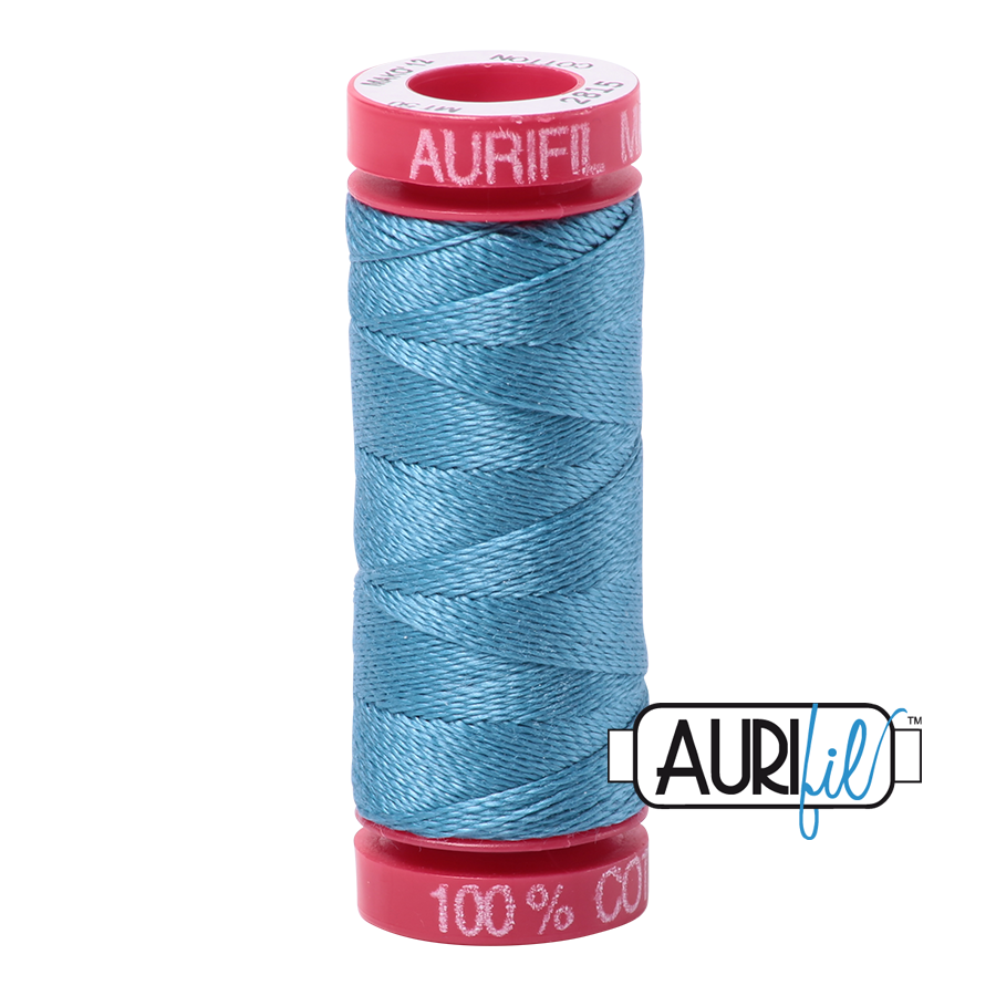Aurifil 12wt - Teal | Small Spool