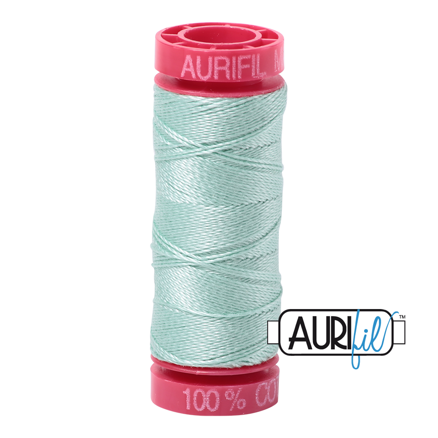 Aurifil 12wt - Mint | Small Spool