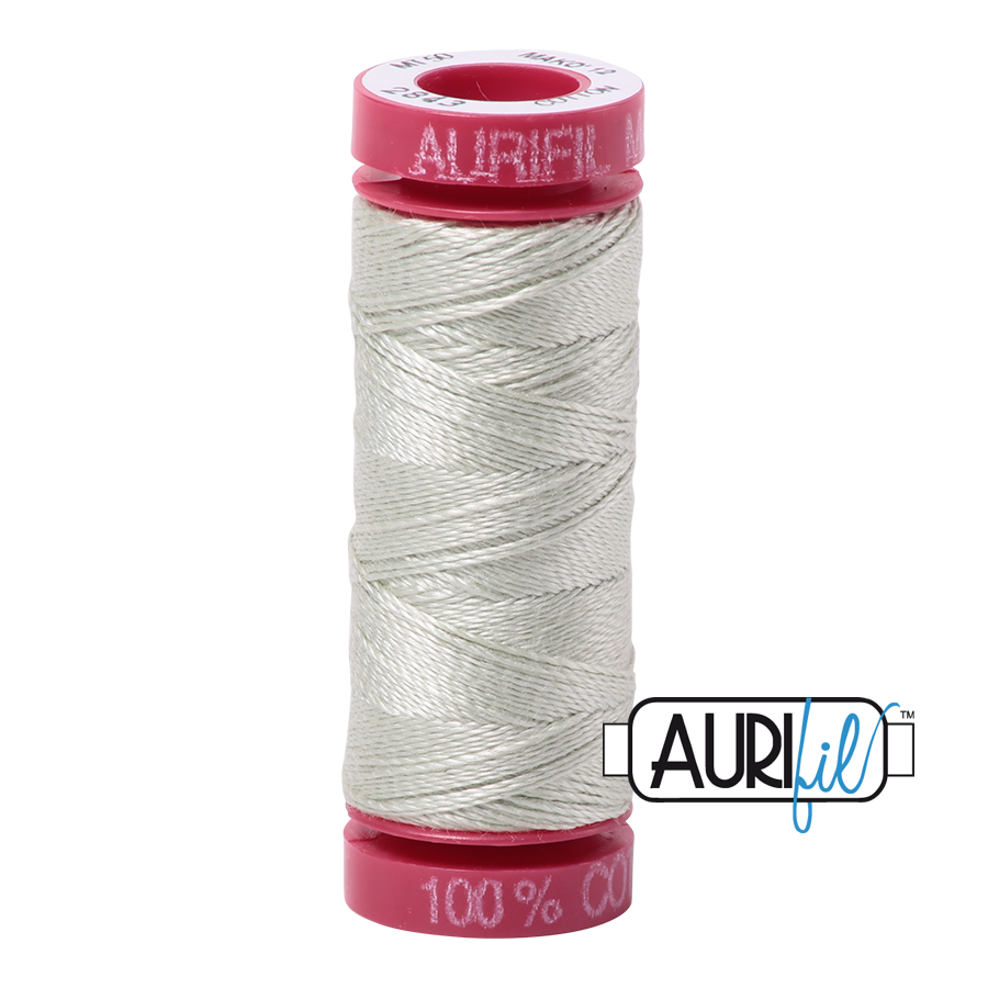 Aurifil 12wt - Light Grey Green | Small Spool
