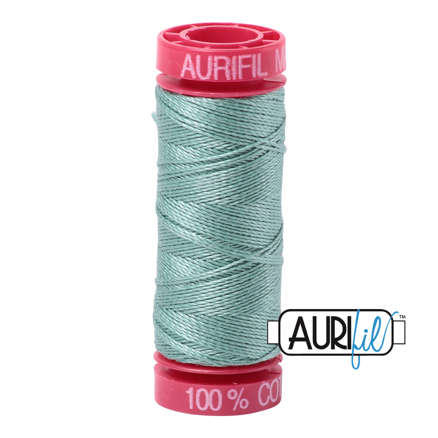 Aurifil 12wt - Light Juniper | Small Spool