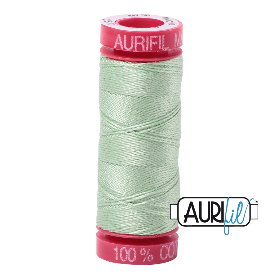 Aurifil 12wt - Pale Green | Small Spool