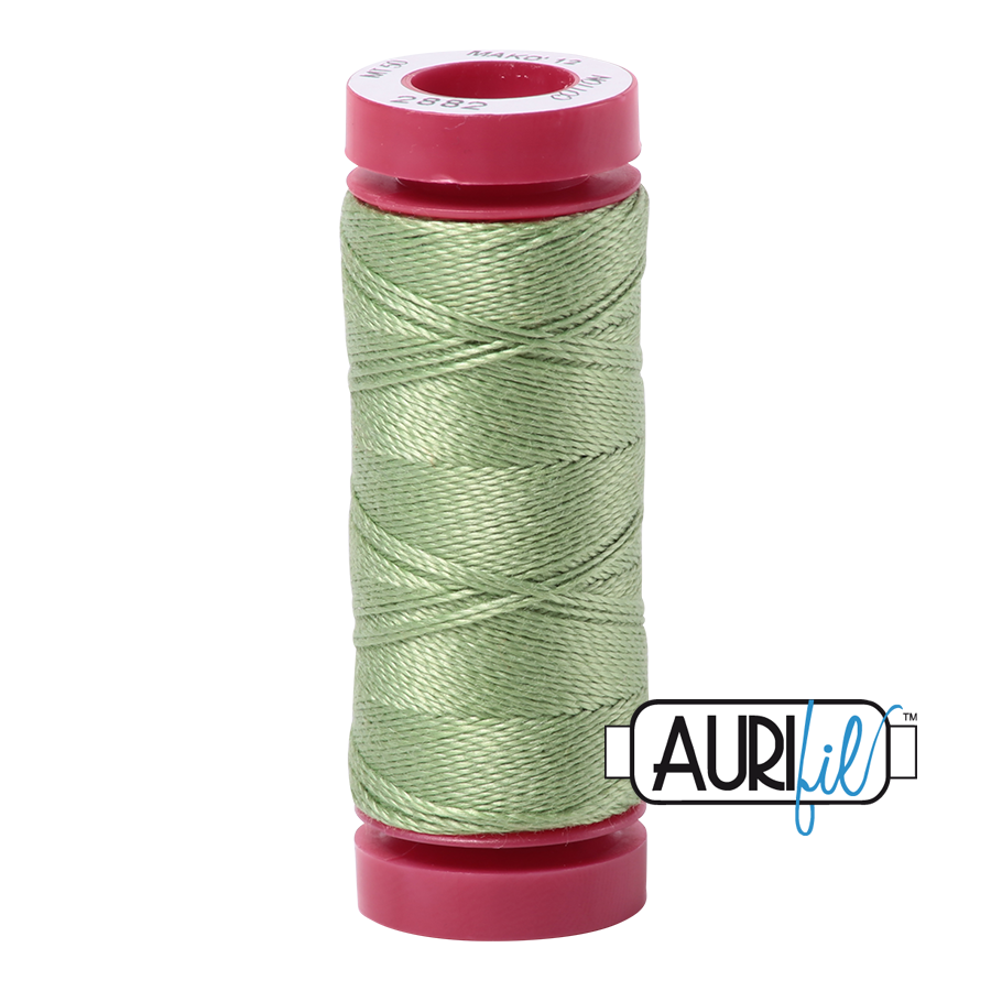 Aurifil 12wt - Light Fern | Small Spool