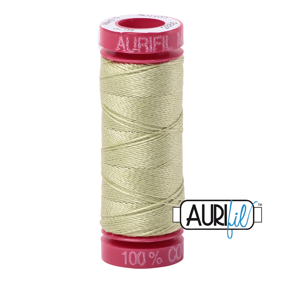 Aurifil 12wt - Light Avocado | Small Spool