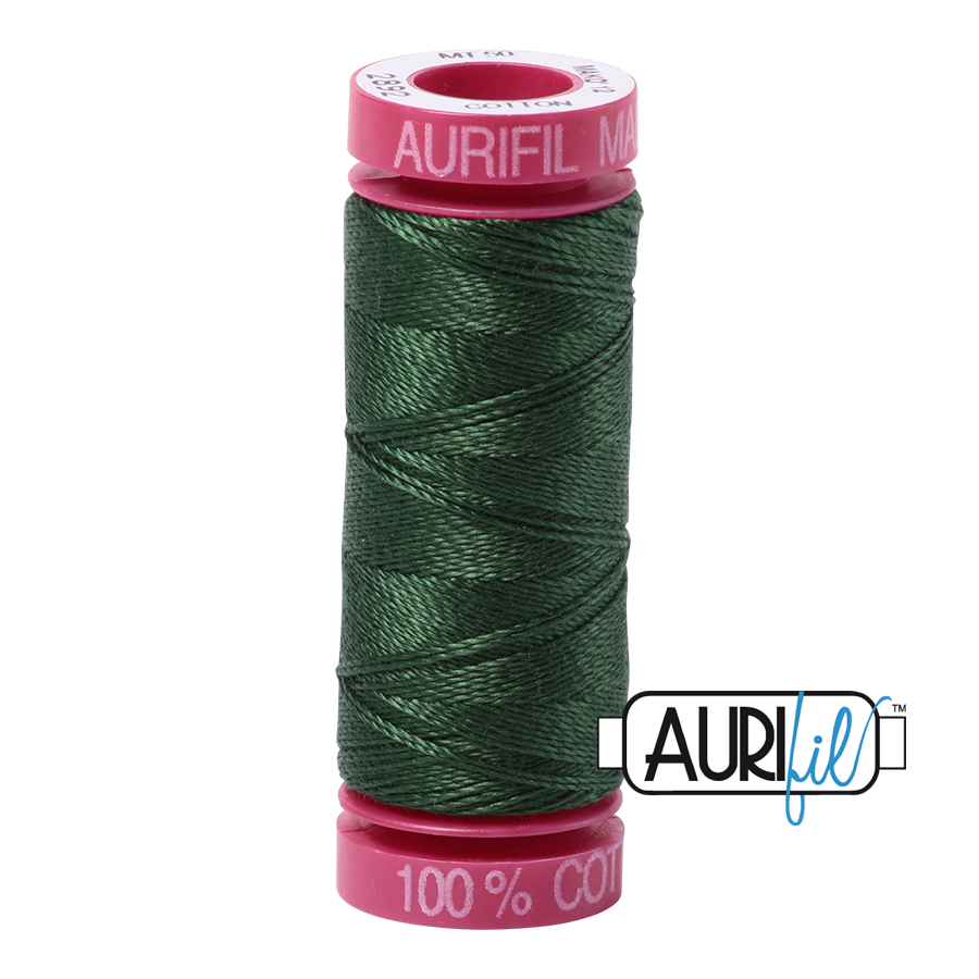 Aurifil 12wt - Pine | Small Spool