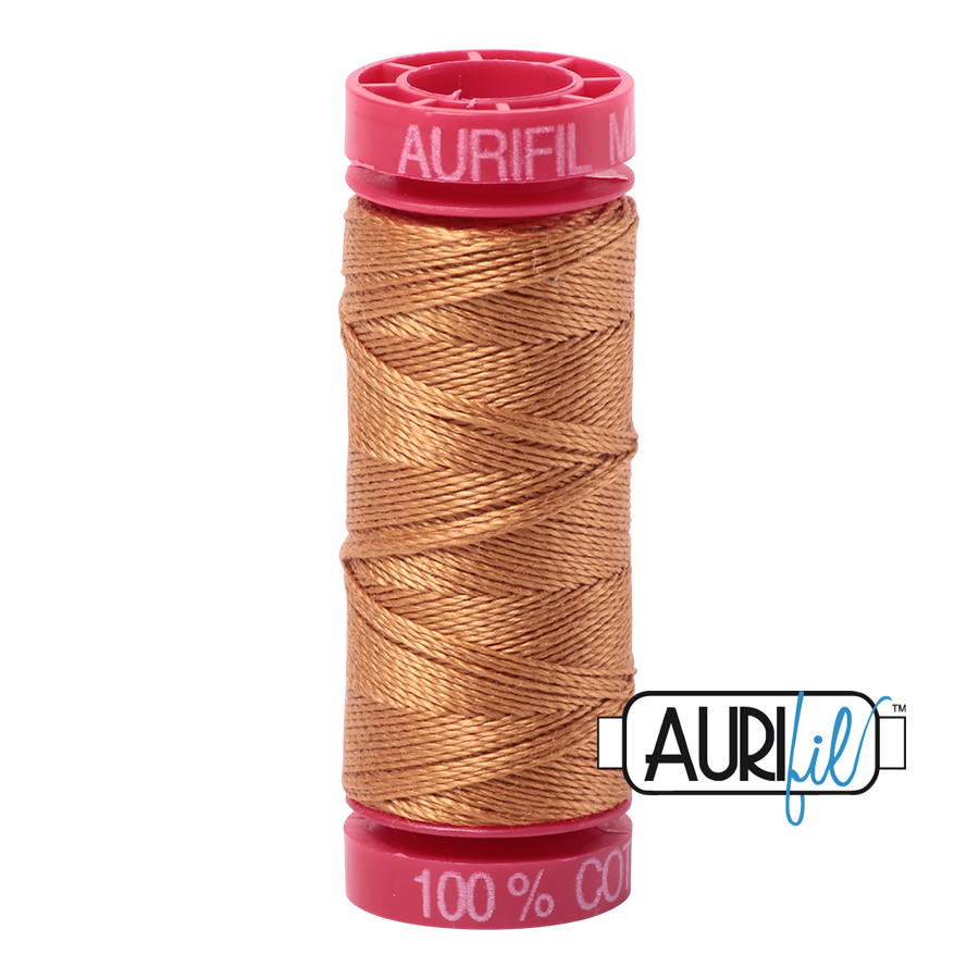 Aurifil 12wt - Golden Toast | Small Spool