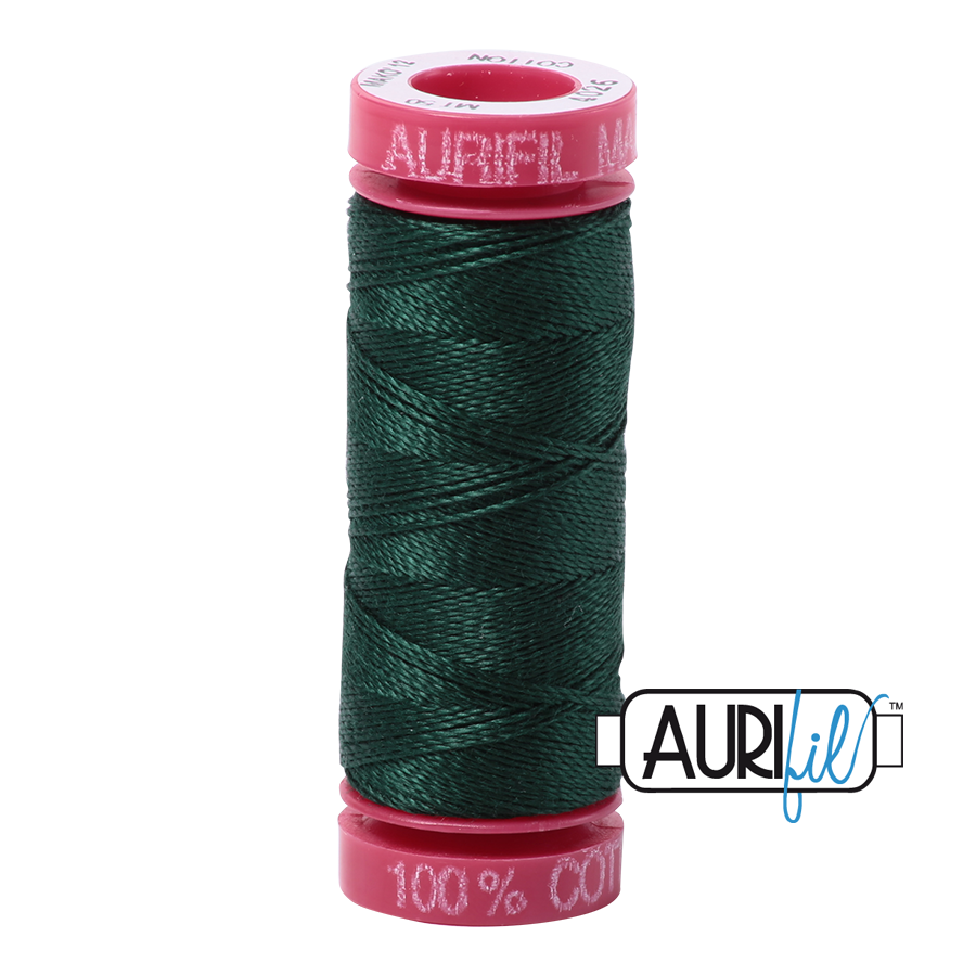 Aurifil 12wt - Forest Green | Small Spool