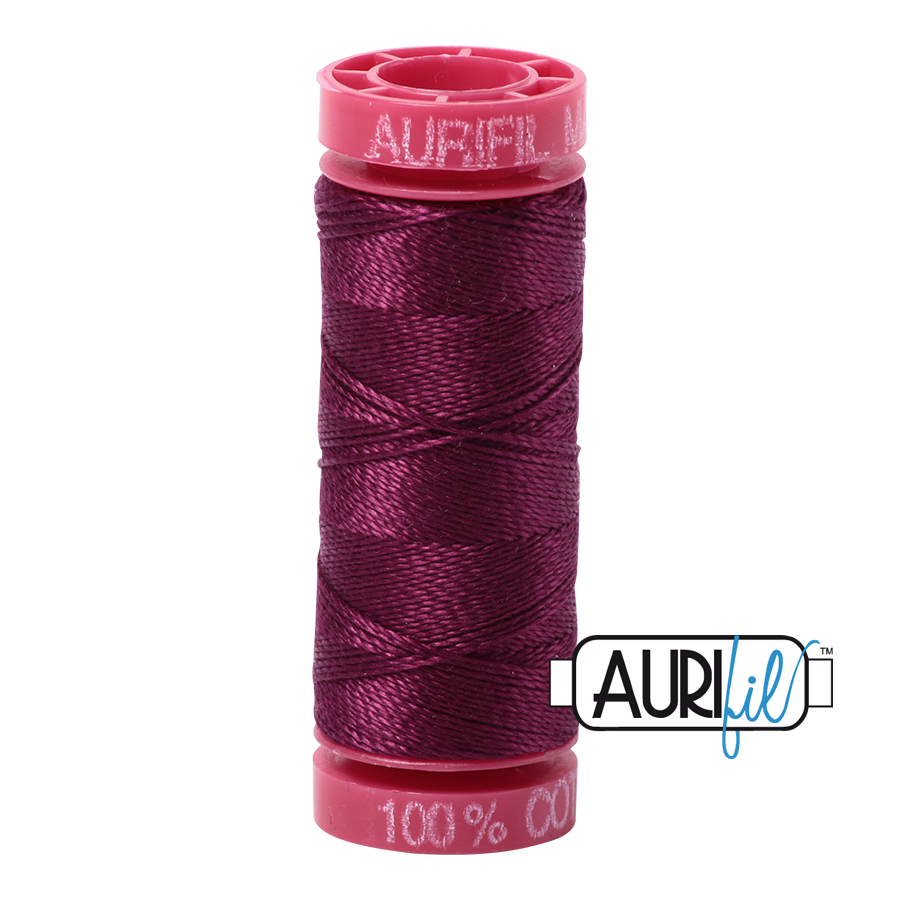 Aurifil 12wt - Plum | Small Spool
