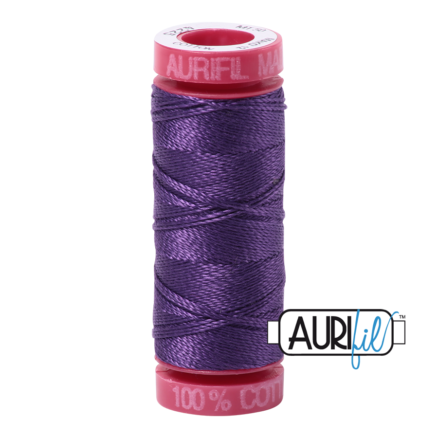 Aurifil 12wt - Eggplant | Small Spool