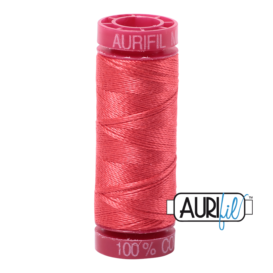 Aurifil 12wt - Medium Red | Small Spool