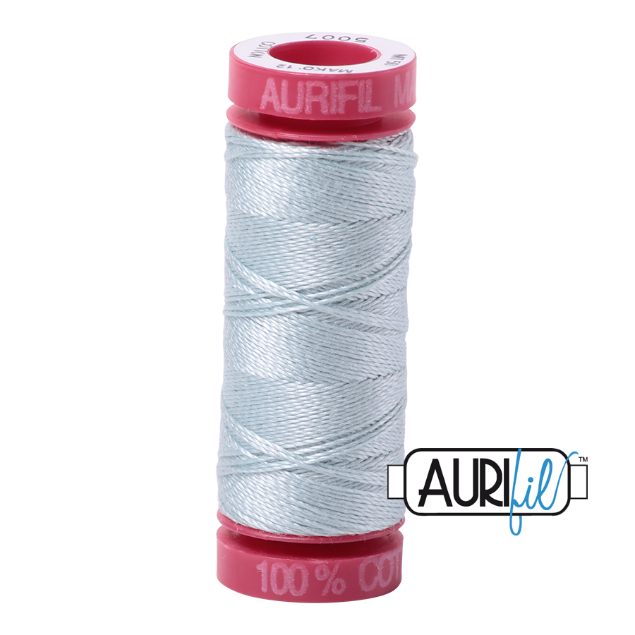 Aurifil 12wt - Light Grey Blue | Small Spool