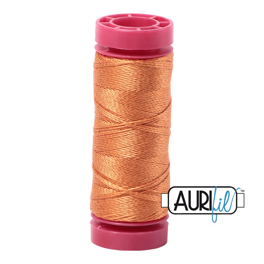 Aurifil 12wt - Medium Orange | Small Spool
