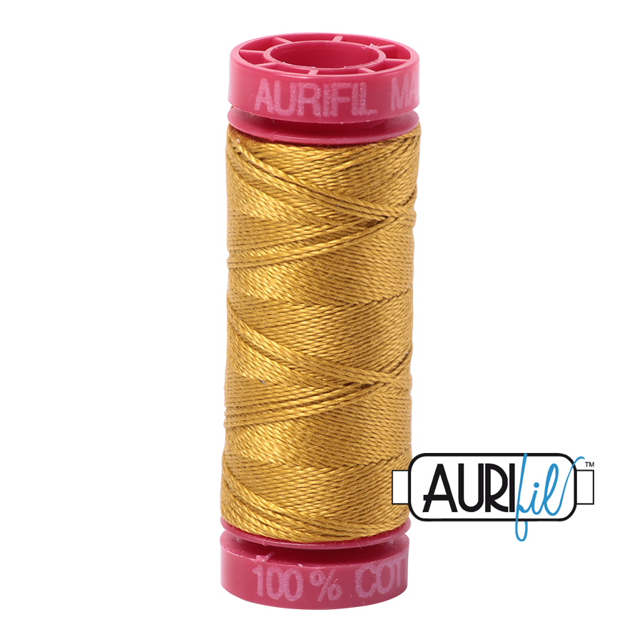 Aurifil 12wt - Mustard | Small Spool