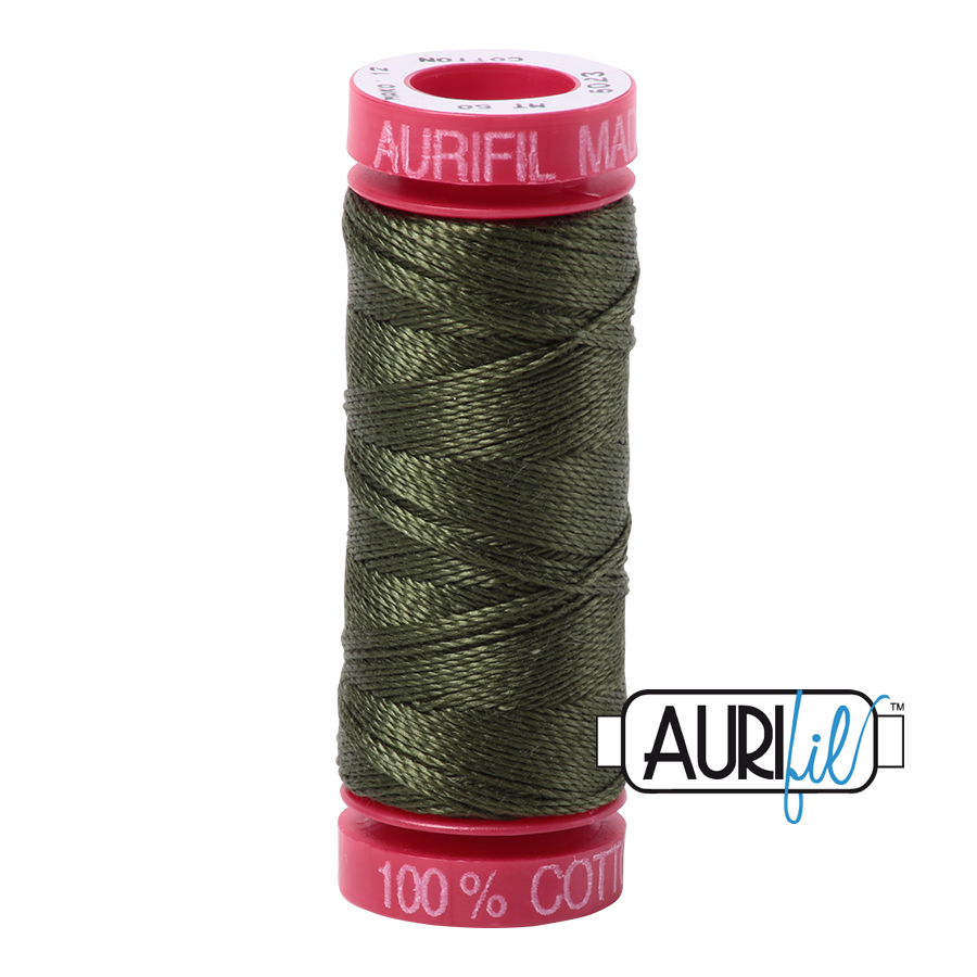 Aurifil 12wt - Medium Green | Small Spool
