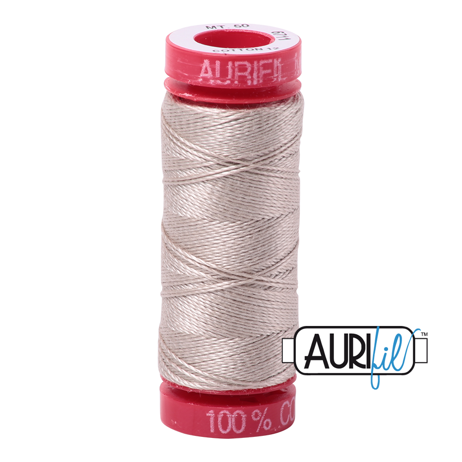Aurifil 12wt - Pewter | Small Spool