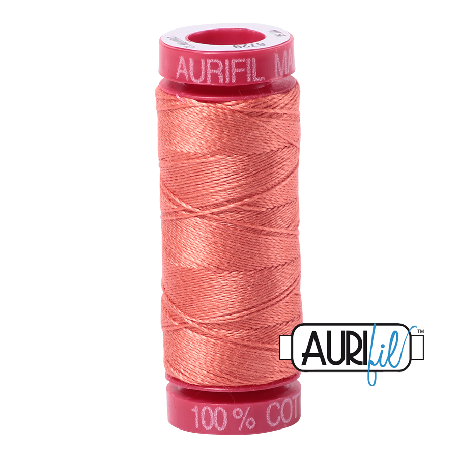 Aurifil 12wt - Tangerine Dream | Small Spool