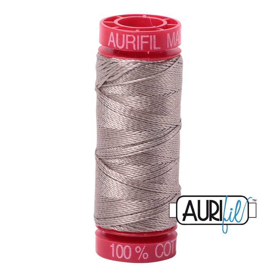 Aurifil 12wt - Steampunk | Small Spool