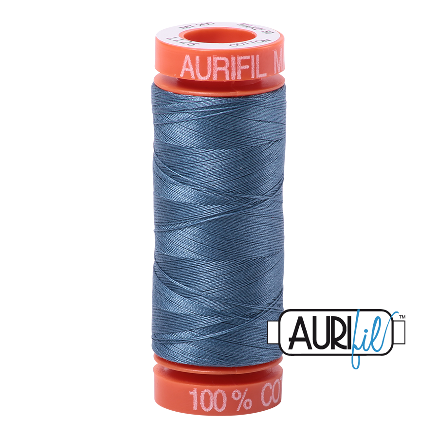 Aurifil 50wt - Blue Grey | Small Spool
