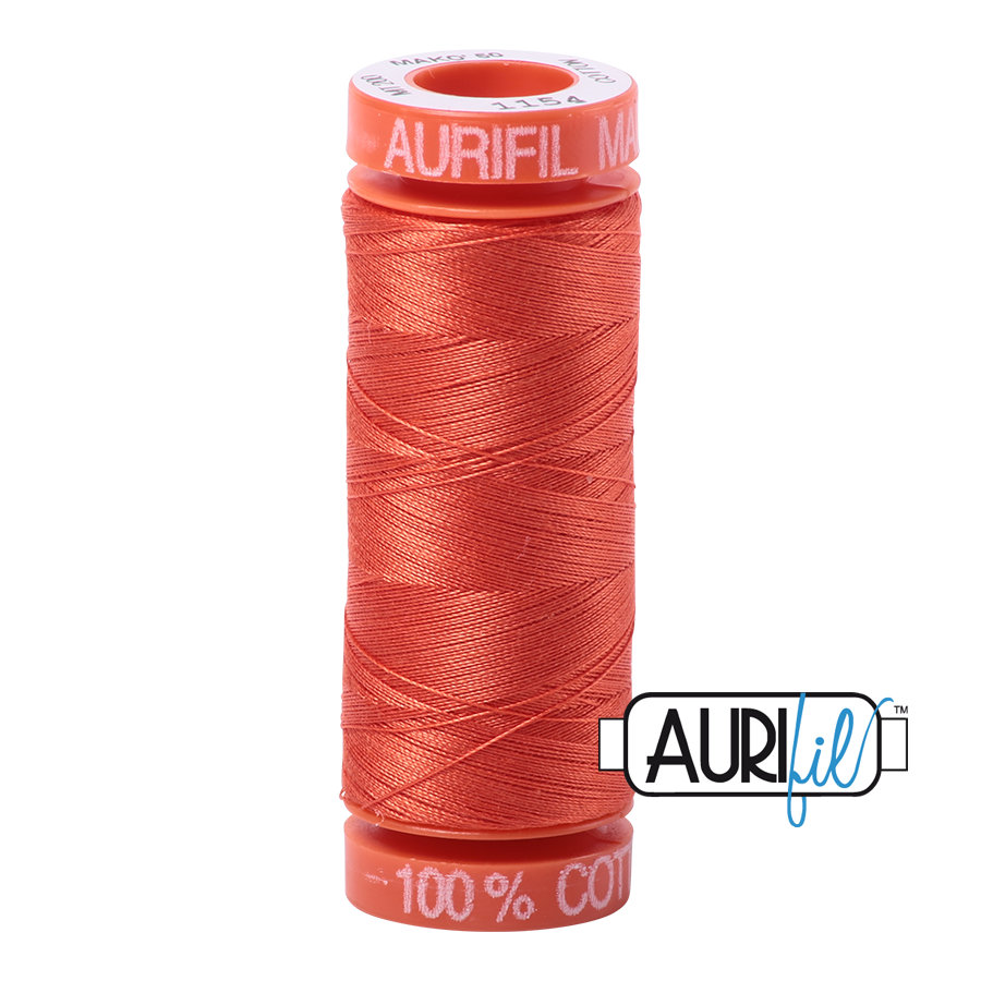 Aurifil 50wt - Dusty Orange | Small Spool