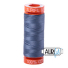 Aurifil 50wt - Dark Grey Blue | Small Spool