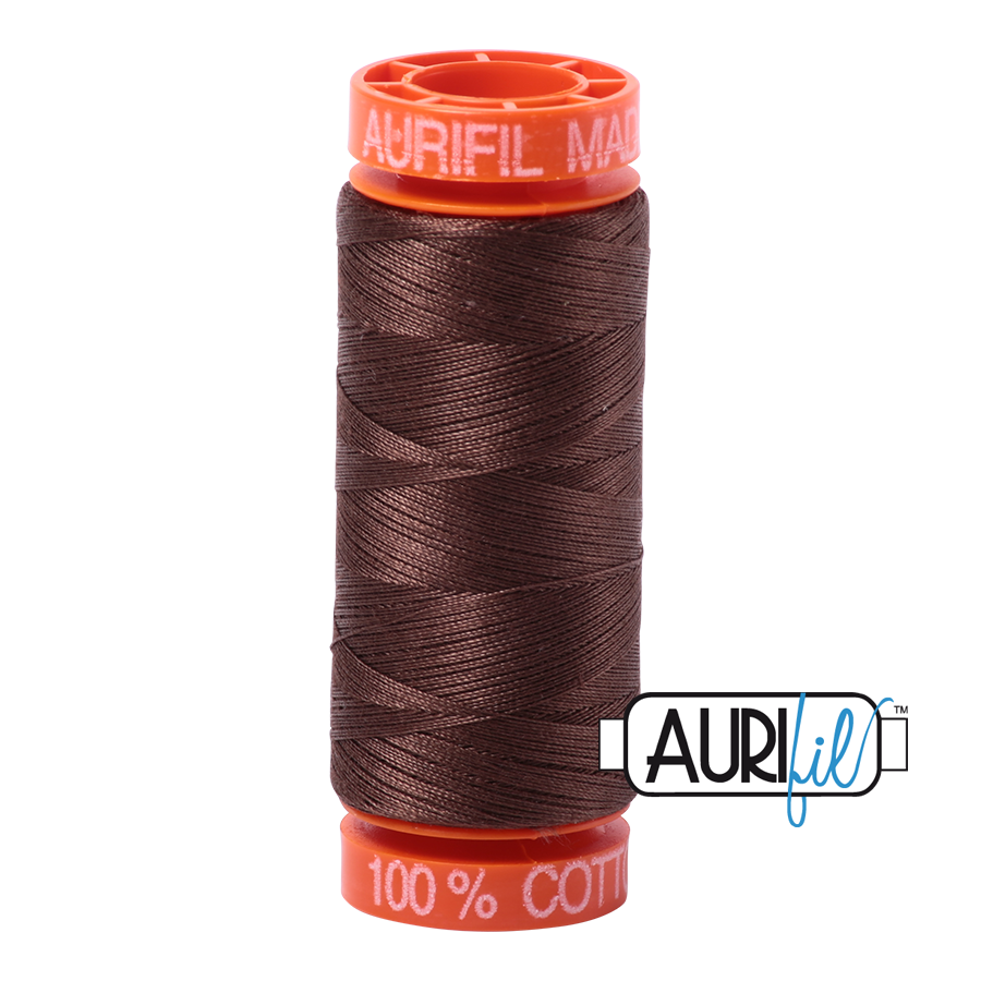 Aurifil 50wt - Medium Bark | Small Spool
