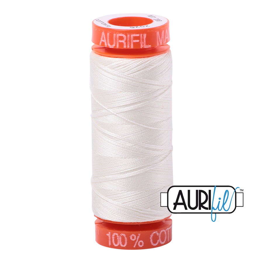 Aurifil 50wt - Chalk | Small Spool