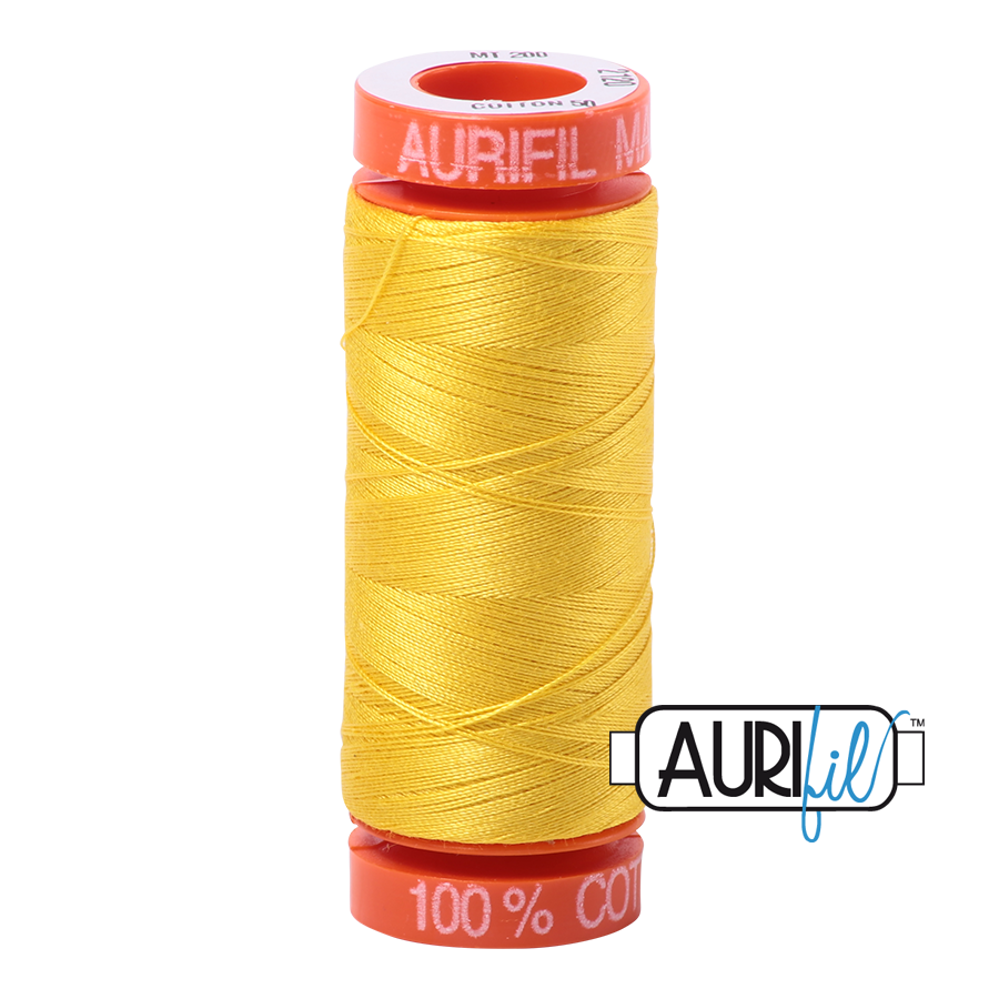 Aurifil 50wt - Canary | Small Spool