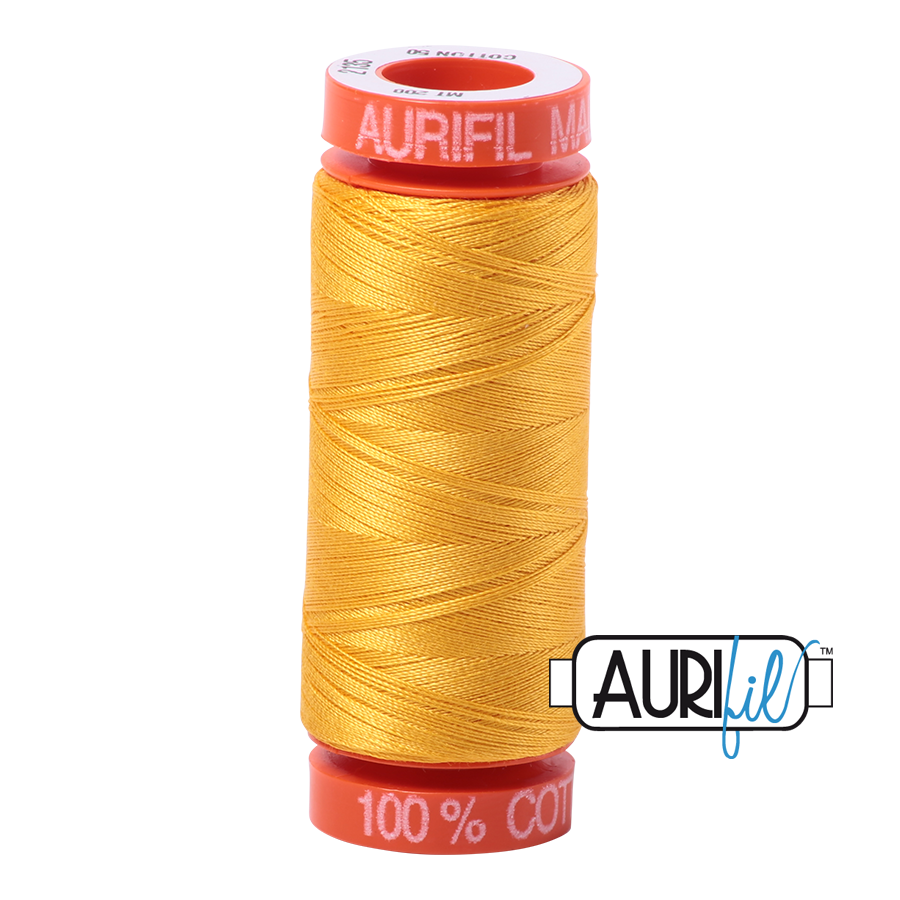 Aurifil 50wt - Yellow | Small Spool