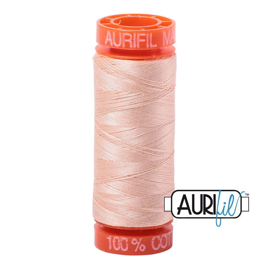 Aurifil 50wt - Apricot | Small Spool