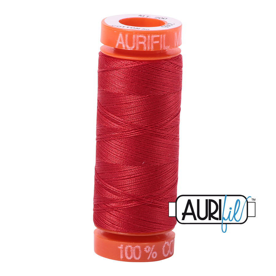 Aurifil 50wt - Lobster Red | Small Spool