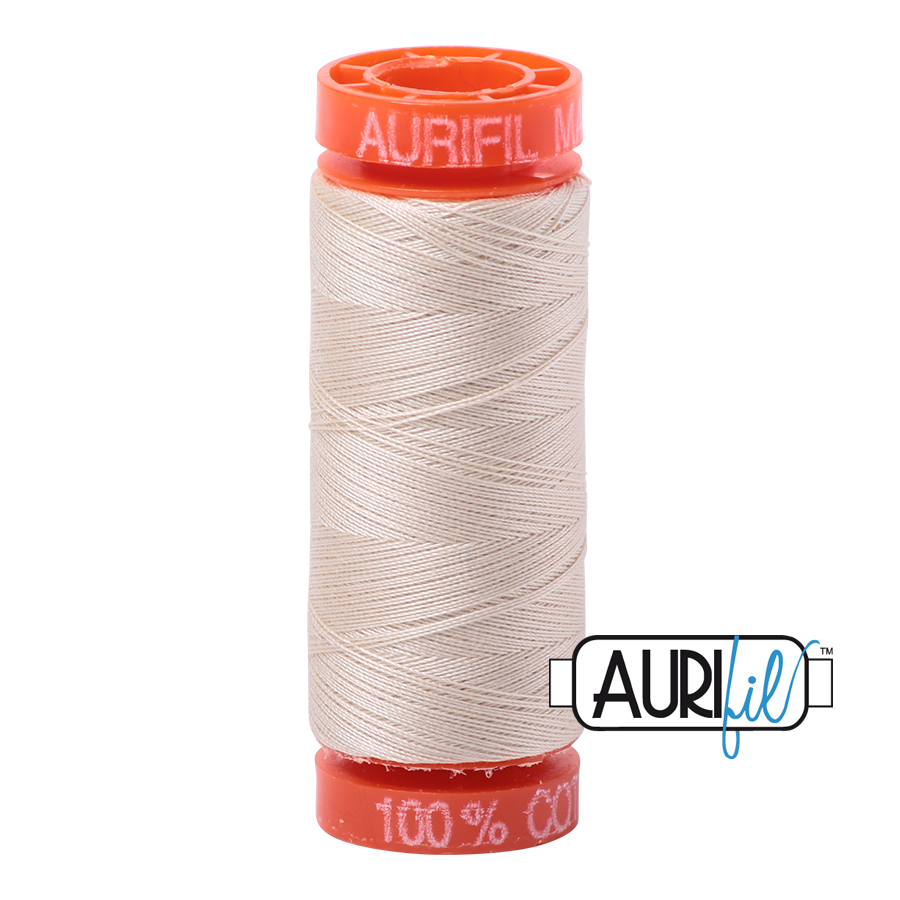 Aurifil 50wt - Light Beige | Small Spool