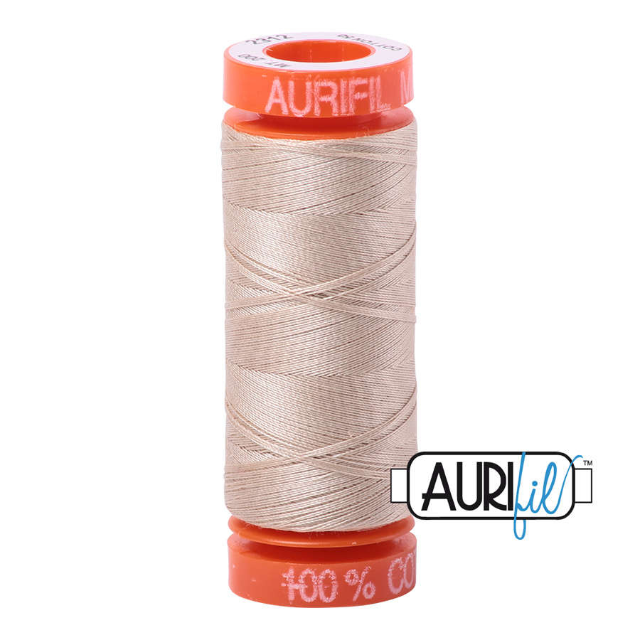 Aurifil 50wt - Ermine | Small Spool