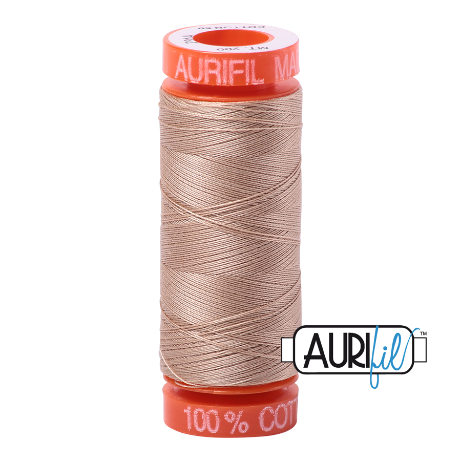Aurifil 50wt - Beige | Small Spool