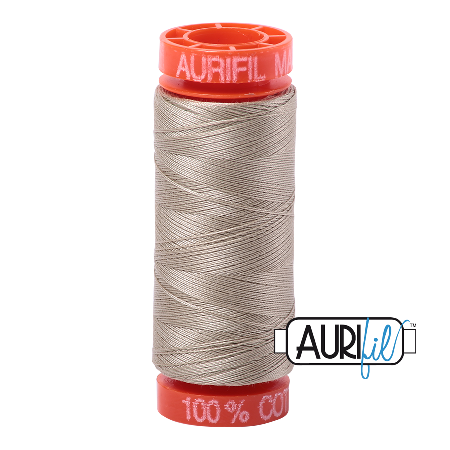 Aurifil 50wt - Stone | Small Spool