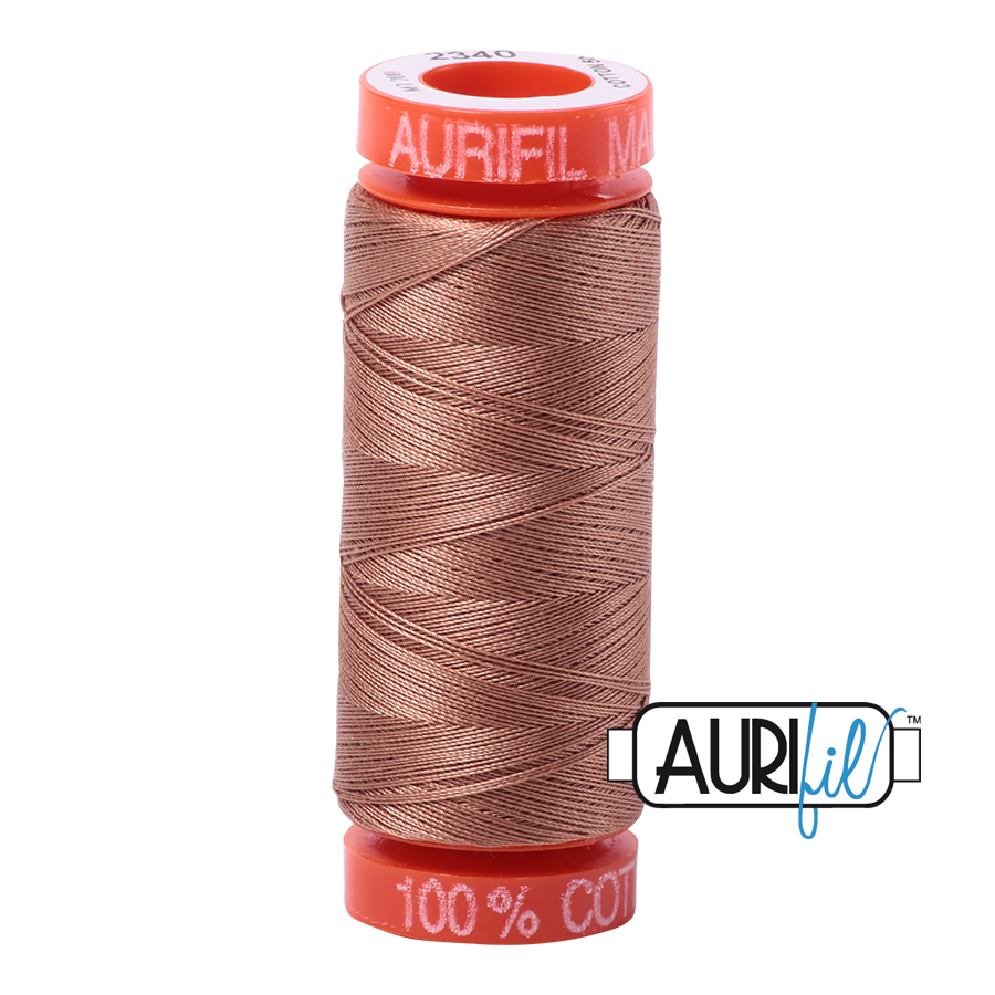 Aurifil 50wt - Cafe au Lait | Small Spool