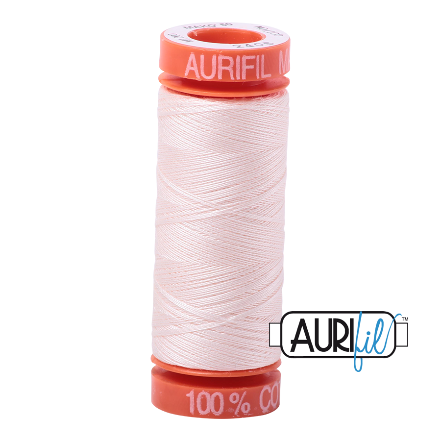 Aurifil 50wt - Oyster | Small Spool