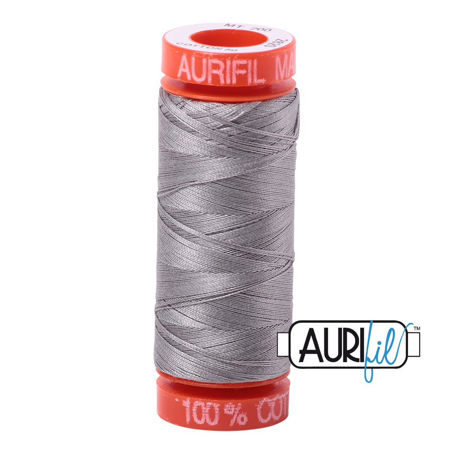 Aurifil 50wt - Stainless Steel | Small Spool