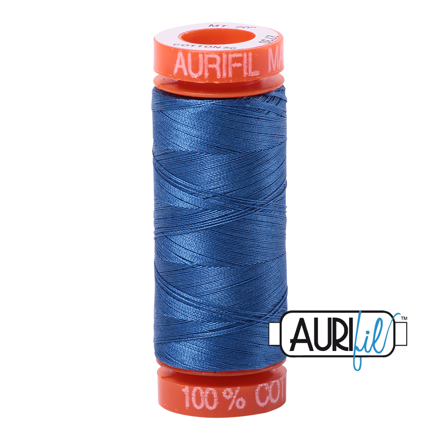 Aurifil 50wt - Delft Blue | Small Spool