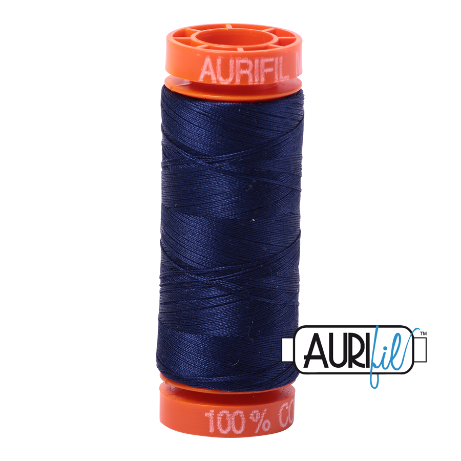 Aurifil 50wt - Midnight | Small Spool