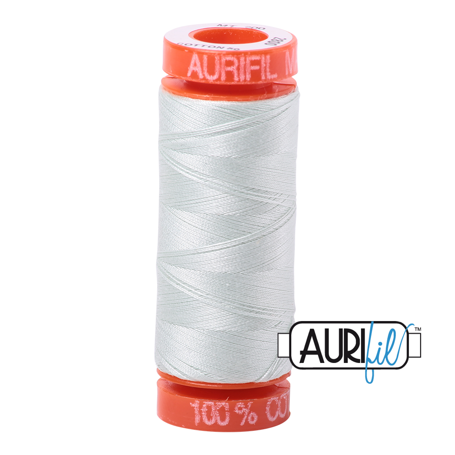 Aurifil 50wt - Mint Ice | Small Spool