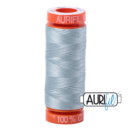 Aurifil 50wt - Bright Grey Blue | Small Spool