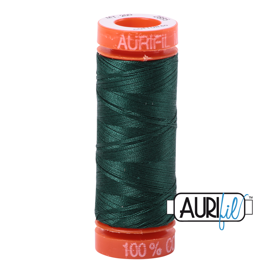 Aurifil 50wt - Medium Spruce | Small Spool
