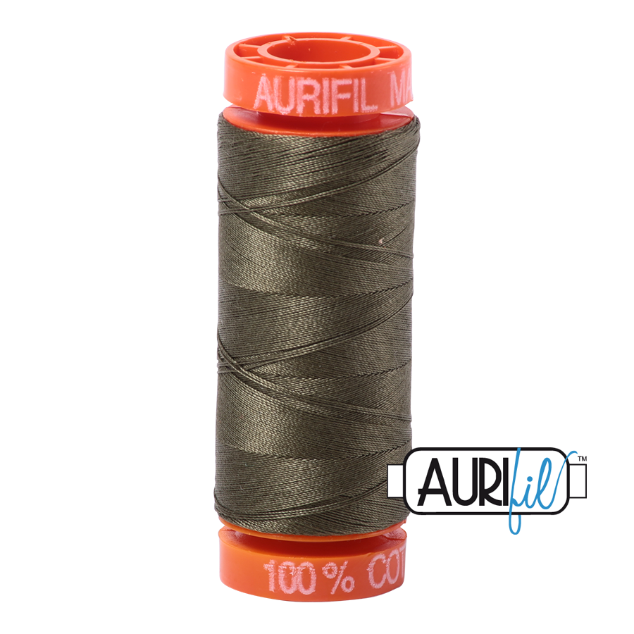 Aurifil 50wt - Army Green | Small Spool