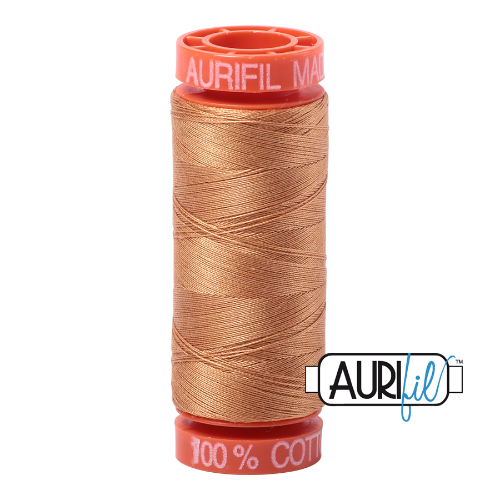 Aurifil 50wt - Golden Toast | Small Spool